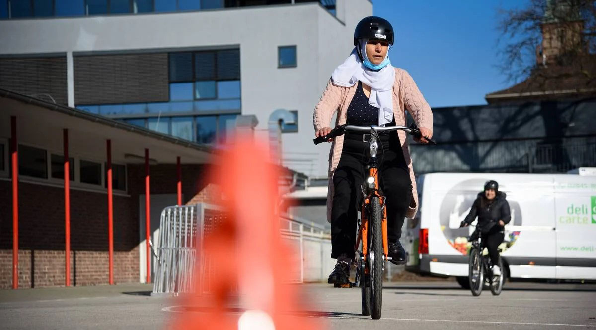 Wie Erwachsene Radfahren lernen